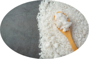 Raw material for sodium-base chemicals